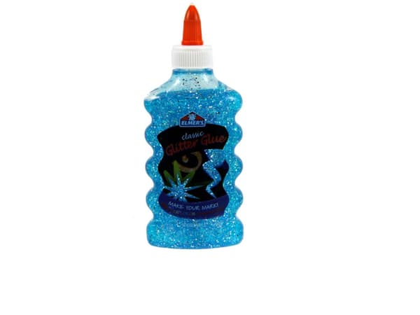 Elmer's Glitterlim blå 177ml til slim