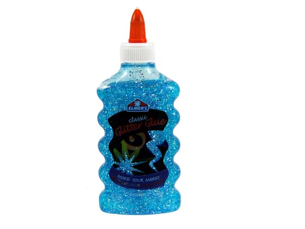 Elmer's Glitterlim blå 177ml til slim