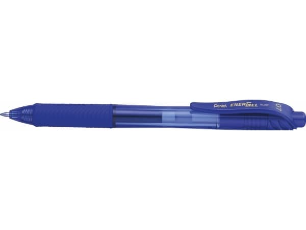 Pentel Energize X, Kuulakärkikynä, Sininen, 1 kpl, Hienojakoinen