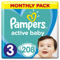Pikkukuva 5 / 5: Pampers ABD Månedskasse S3 208 stk.