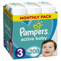 Pikkukuva 1 / 5: Pampers ABD Månedskasse S3 208 stk.