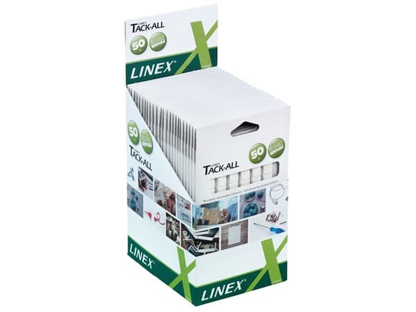 Linex 400098267, Vit, Torg, 1,03 cm, 0,4 mm, 72 g, 6 styck