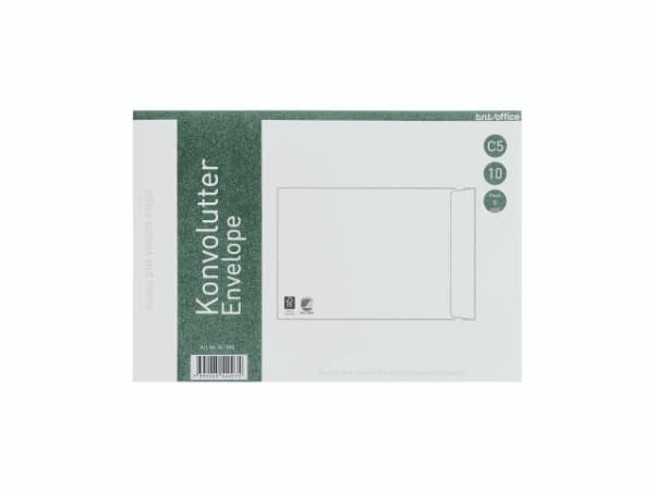 Kuvert C5P 80g Peel &amp; Seal 162x229mm 10st/pack229x162x4mm 0,068kg (10st) - (10 st per pack)