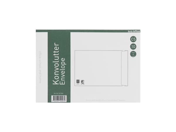 Kirjekuoret C4P 90g Peel &amp; Seal 229x324 mm valkoinen - (50 kpl)