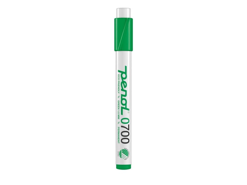 Marker Penol 0700 grøn 1,5mm rund spids permanent - (10 stk.)