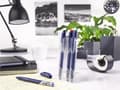 Miniatyrbild 5 av 5: Pilot FriXion Fineliner, Ljusblå, Lime, Rosa, Violett, Fin, Blå, Silver, Rund, 1,3 mm, 0,45 mm