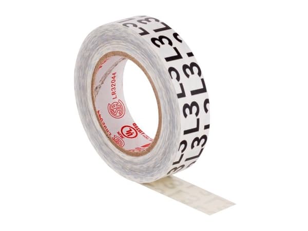 3M 7000076888, 1 kpl, Valkoinen, PVC-muovi, 600 V, Kupla, 10 m