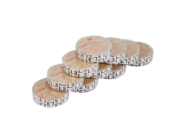 3M 7000076888, 1 kpl, Valkoinen, PVC-muovi, 600 V, Kupla, 10 m