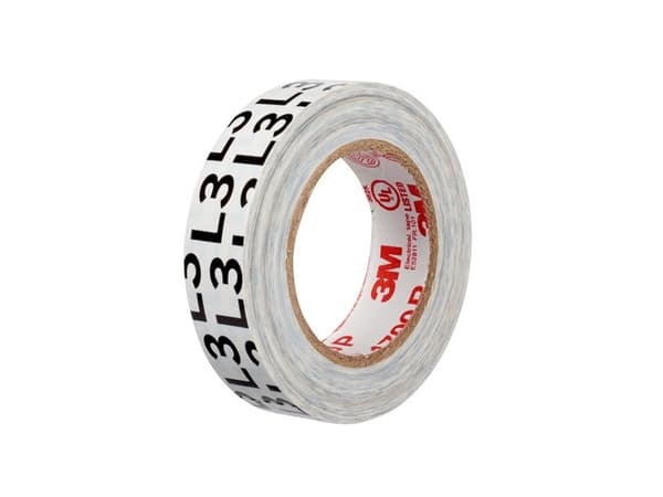 3M 7000076888, 1 kpl, Valkoinen, PVC-muovi, 600 V, Kupla, 10 m