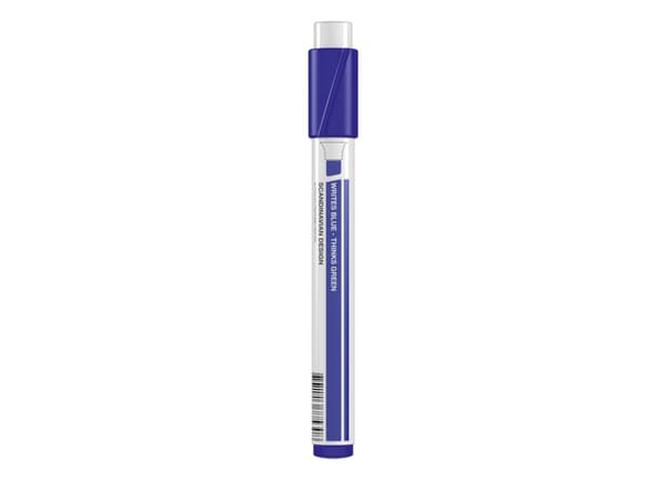 Marker Penol 0750 blå 2-5mm skå spids permanent - (10 stk.)