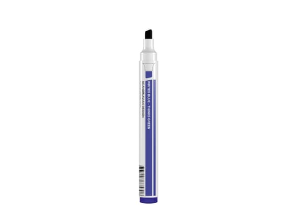 Marker Penol 0750 blå 2-5mm skå spids permanent - (10 stk.)