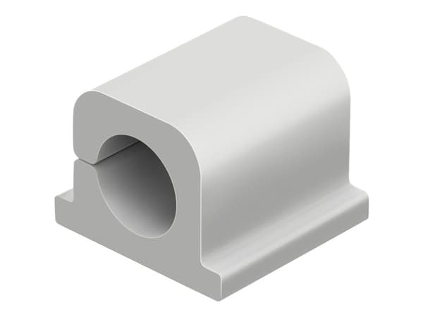DURABLE CAVOLINE CLIP PRO 1 - Kabel klips - grå (en pakke 6)