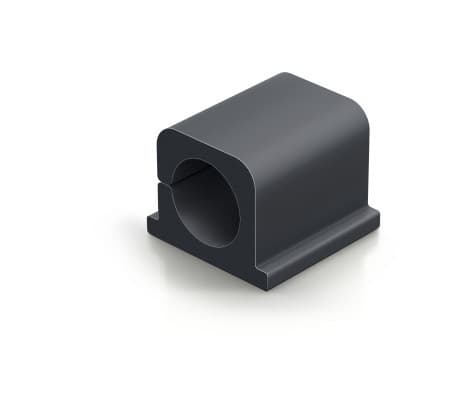 DURABLE CAVOLINE CLIP PRO 2 - Kabel klips - grafitt (en pakke 4)