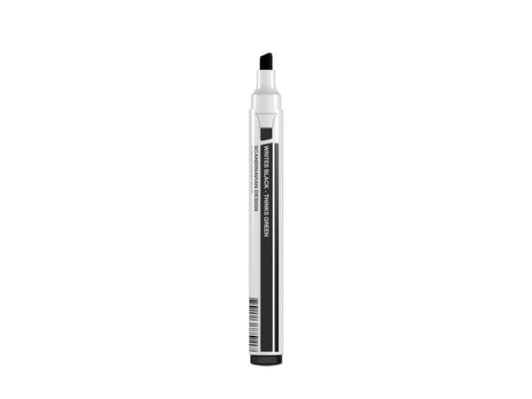Marker Penol 0750 sort 2-5mm skå spids permanent - (10 stk.)
