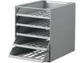 Miniatyrbilde 3 av 3: Brevbakkesystem Durable Idealbox Basic C4 grå med 5 rum