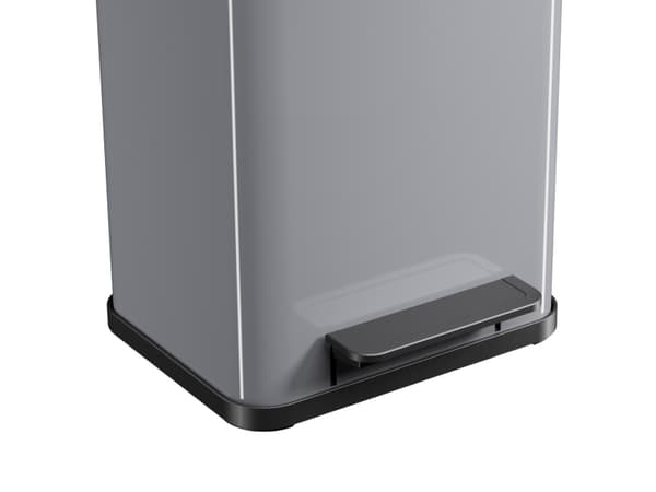Hailo Öko duo Plus M, 18 L, Suorakulmainen, Terästä, Hopea, Muovi, Poljin