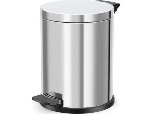 Hailo öko trio plus L 6332300 Skraldespand 27 l Stålplade (B x H x T) 470 x 430 x 340 mm Hvid Fod-trædemekanik 1 stk