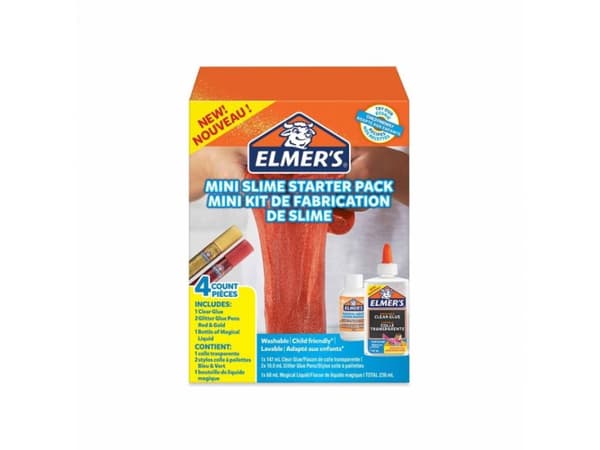 Elmer's Mini Slime guld/rød StarterKit