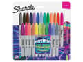 Miniatyrbild 3 av 5: Sharpie 2033672, 24 styck, Blandade färger, Fin spets, Multifärg, Rund, 1 mm