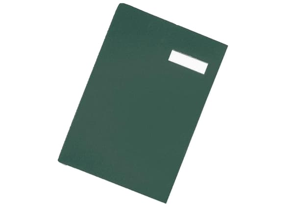 Pagna 24191-33, Vanlig mapp, A4, Kartong, Tyg, Grön, Poträtt, 240 mm
