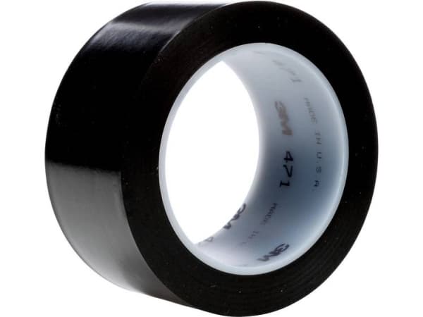 3M 471F 471S50 Pvc-tape Sort (L x B) 33 m x 50 mm 1 stk