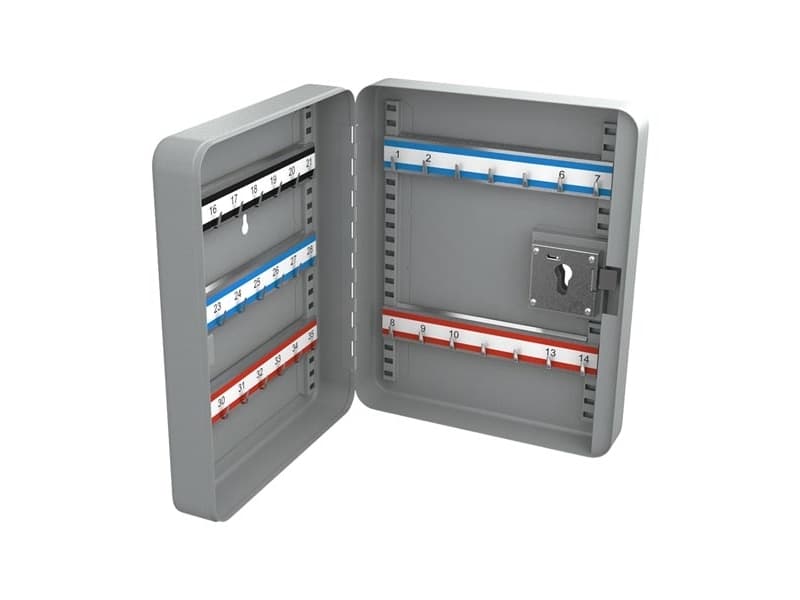Basi Nøgleskab SS 100 PZ 2171-0045 Antal kroge 35 Grå (metalkabinet)