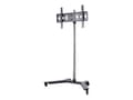 Miniatyrbilde 1 av 5: EDBAK TR51c-B - Vogn - for flatpanel - svart - skjermstørrelse: 37"-60"