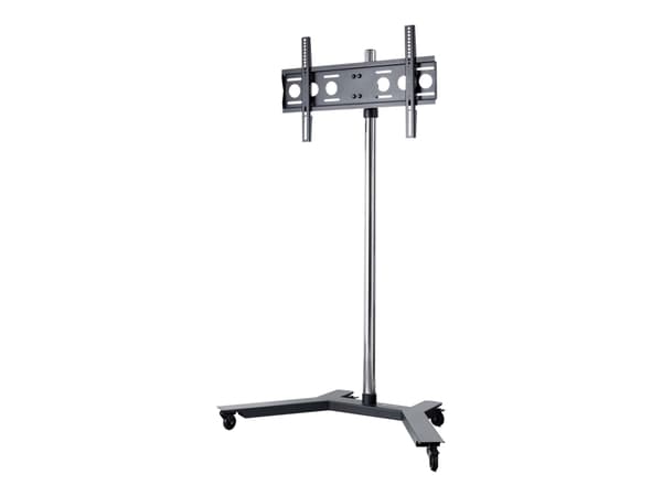 EDBAK TR51c-B - Vogn - for flatpanel - svart - skjermstørrelse: 37"-60" Sort