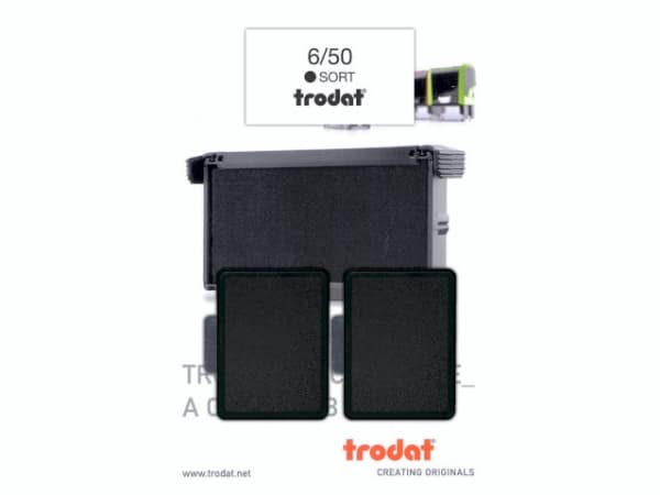 Stempelpude Trodat sort 2-pack 5430/5200/4430/4030 m.fl 6/50