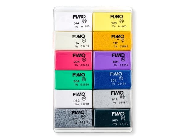 Modellervoks FIMO®-soft Staedtler® ass. farver - (12 stk.)
