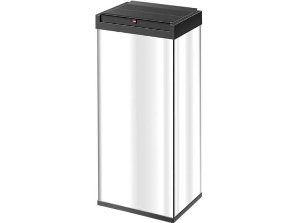 Hailo Bix-Box Swing XL 0860-211 Avfallsbehållare 52 l Rostfritt stål (B x H x D) 339 x 763 x 260 mm Silver, svart Självstängande roterande lock 1 st