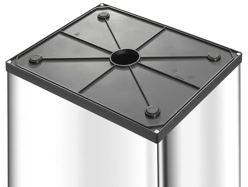 Hailo Big-Box Swing XL, 52 l, Rektangulær, Plast, Stål, Sølv, Plast, Knapp