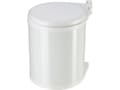 Miniatyrbild 4 av 5: Hailo Compact-Box M 3555-001 Avfallsbehållare 15 l Stålplatta (Ø x H) 285 mm x 355 mm Vit 1 st