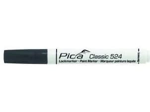 Pica mærkepen sort - Classic Industry paint marker m/rund spids 2-4 mm