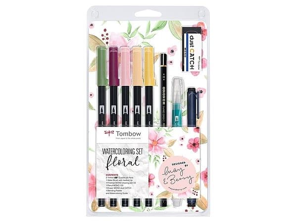 Tombow Marker ABT Dual Brush Akvarelsæt Floral