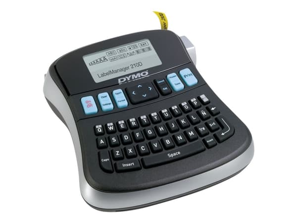 DYMO® LabelManager™ 210+ QWERTY Kitcase, QWERTY, D1, Lämpösiirto, 180 x 180 DPI, 12 mm/s, Langaton
