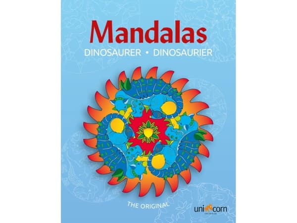 Mandalas med Dinosaurer