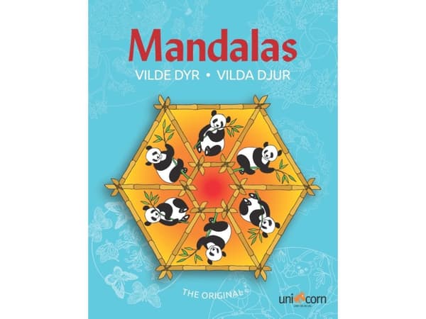 Mandalas med vilda djur