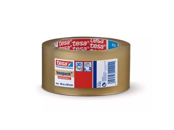 Pakketape tesa® 4024 klar 50 mm x 66m - (36 ruller)