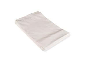 Hygiejnepose 245x350 mm 35 my med Hul til krog 50% Genbrugsplast Hvid,100 stk/pk