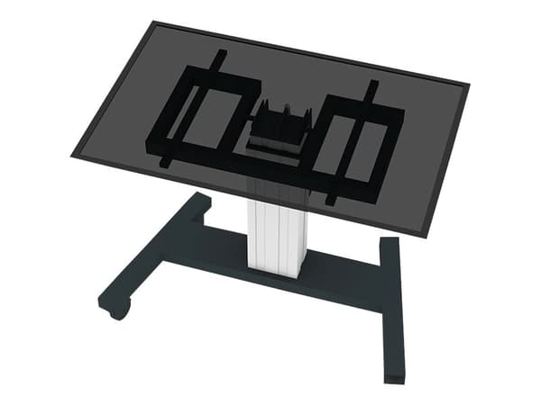 Neomounts PLASMA-M2550T - Vagn - motoriserad - för platt panel/AV-utrustning - silver - skärmstorlek: 42"-100"