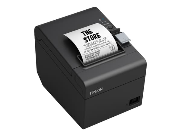 Epson TM T20III - Kvitteringsskriver - termolinje - Rull (7,95 cm) - 203 x 203 dpi - inntil 250 mm/sek - LAN - kutter - svart