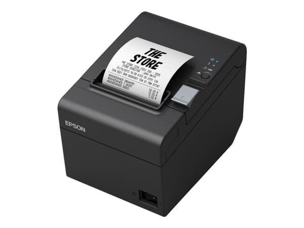 Epson TM T20III - Kvitteringsskriver - termolinje - Rull (7,95 cm) - 203 x 203 dpi - inntil 250 mm/sek - LAN - kutter - svart