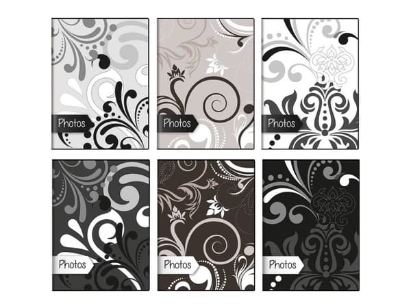 ZEP Umbria, Flerfarget, 40 ark, 10 x 15 cm, Polypropylen (PP), Sort, 125 mm