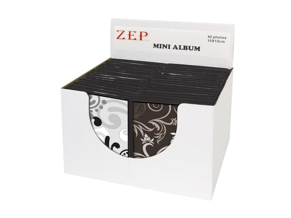 ZEP Umbria, Flerfarget, 40 ark, 10 x 15 cm, Polypropylen (PP), Sort, 125 mm