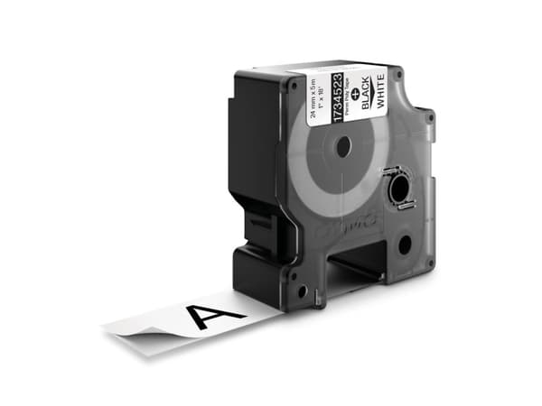 DYMO Rhino - Polyester - vit - Rulle (2,4 cm x 5,5 m) 1 kassett(er) permanent tejp - för Rhino 4200, 6000, 6000 Hard Case Kit
