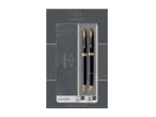 Parker SONNET, Svart, Guld, 2 styck, Kulspetspenna + reservoarpenna