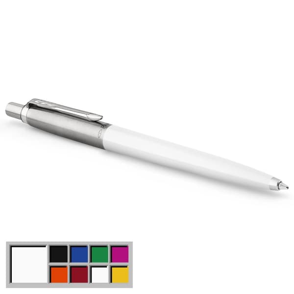 Parker 2096874, Klips, Uttrykkbar kulepenn med hengefeste, Gjenfyllbar, Blå, 1 stykker, Medium