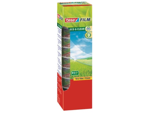 TESA 57070-00000-00, 10 m, Gjennomsiktig, CE, 15 mm, 10 stykker