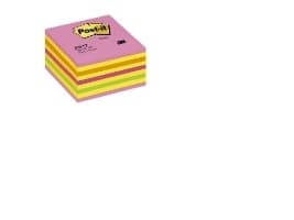 Post-it 2028NB - Muistilappu - 76 x 76 mm - 450 ark (5 x 90) - neongrøn, neongrøn, neongul, neonlilla, neonblå, neon intens blå